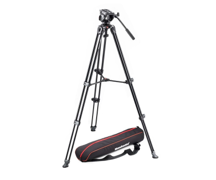 Statyw Manfrotto 502AM aluminium + głowica 500AH